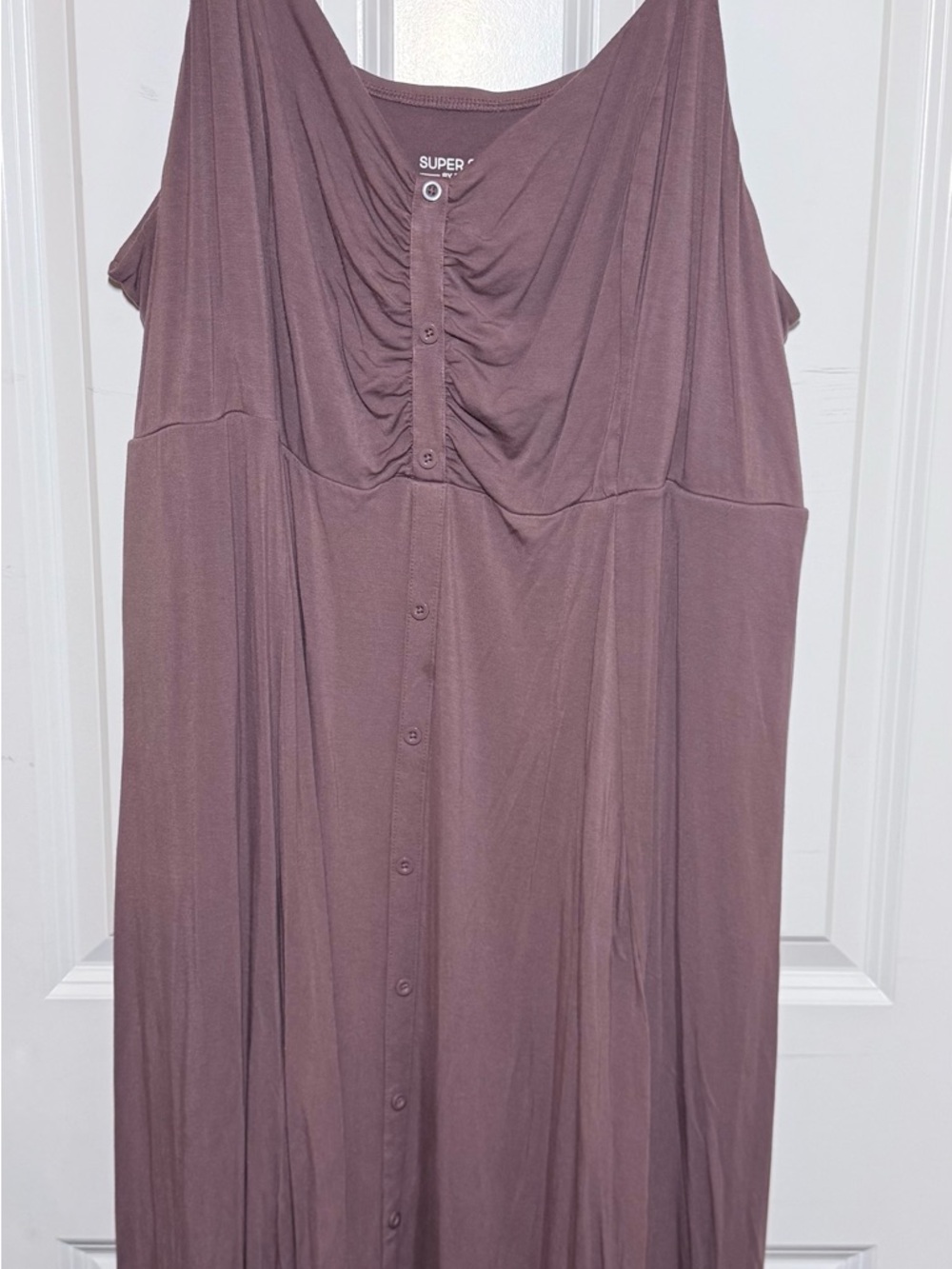 Torrid Mauve Sleeveless Button-Front Midi Dress